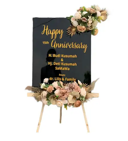 Papan Bunga Akrilik Lebung Gajah